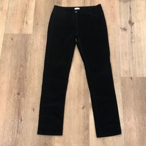 J Jill Soft Corduroy Black Pants